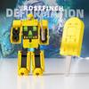 Ice-Cream Popsicle Deformation Robot Toy Bimorph King Kong Mecha Simulation Popsicle Deformation Children'S Educational Toys