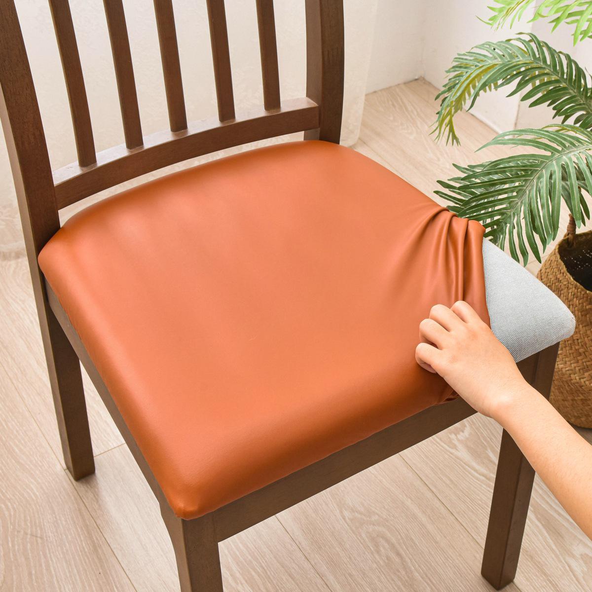 

PU Leather Elastic Stool Cover: Waterproof, Oil-Proof, Dust & Scratch-Resistant, Universal Fit for All Seasons One Size