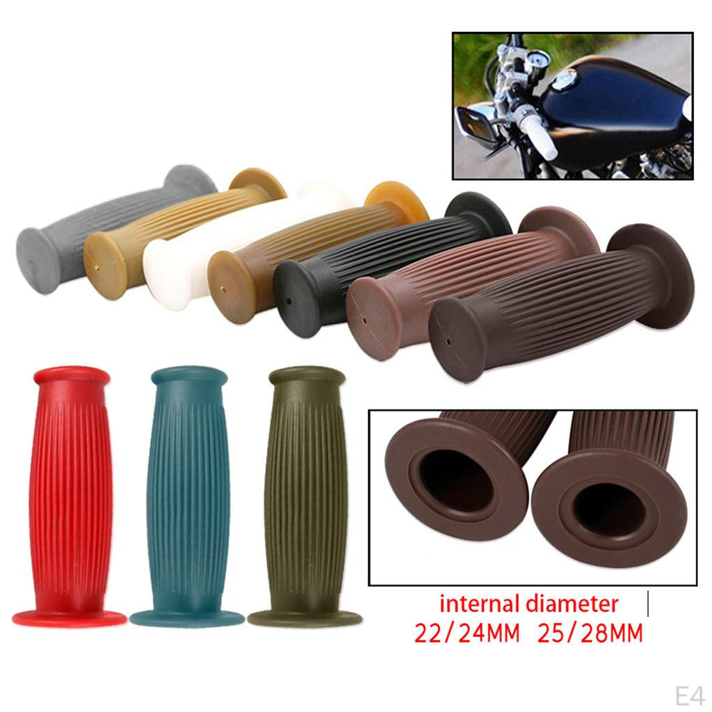 2Pcs Motorcycle mm Handlebar Hand Grips Universal