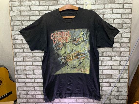 

REPRINT Vintage Cannibal Corpse Vile Fifth Studios Album Death Metal Band PA8154 Unisex T-Shirt XL