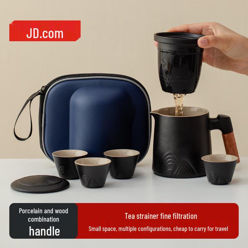Jingdong Crafted Portable Travel Tea Set