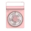New Spot Rechargeable USB Small Fan Silent Portable Office Portable Mini Desktop Small Fan Black