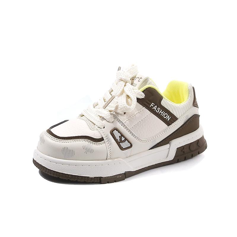 Children's Board Shoes Low-top 2025 New Autumn Girls' Sports Shoes Boys' Shoes Soft-soled Casual Student Shoes