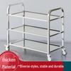 Deqihui Stainless Steel Mobile Serving Cart