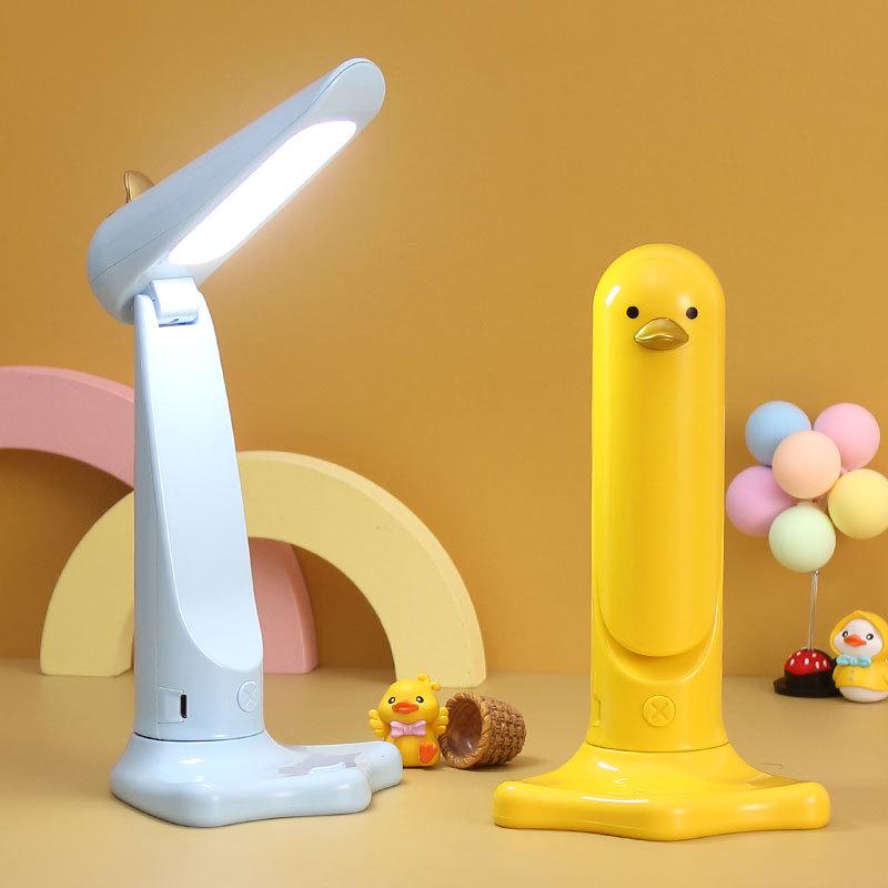 Cartoon LED Eye-Protection Rechargeable Desk Lamp & Night Light