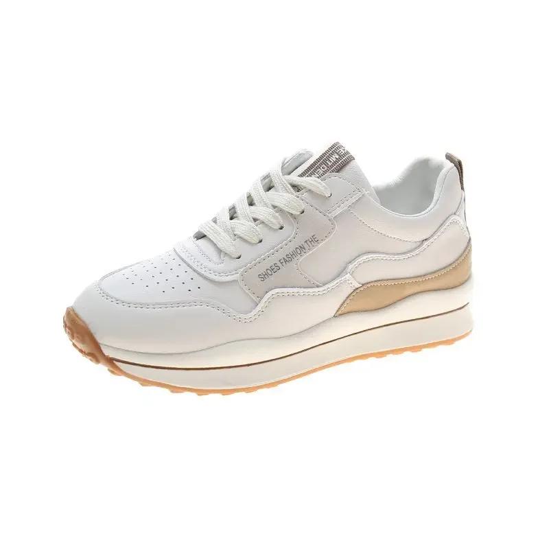 Fashion Brand Design Women's Sports Shoes Classic All-match Round Toe Women's Platform Walking Vulcanized Shoes
