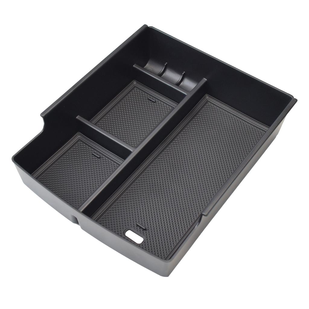 Center Console Hidden Box Tray For 2025 & 2025 Chevy Traverse Armrest Hidden Storage Box Organizer ABS Interior Car Accessories
