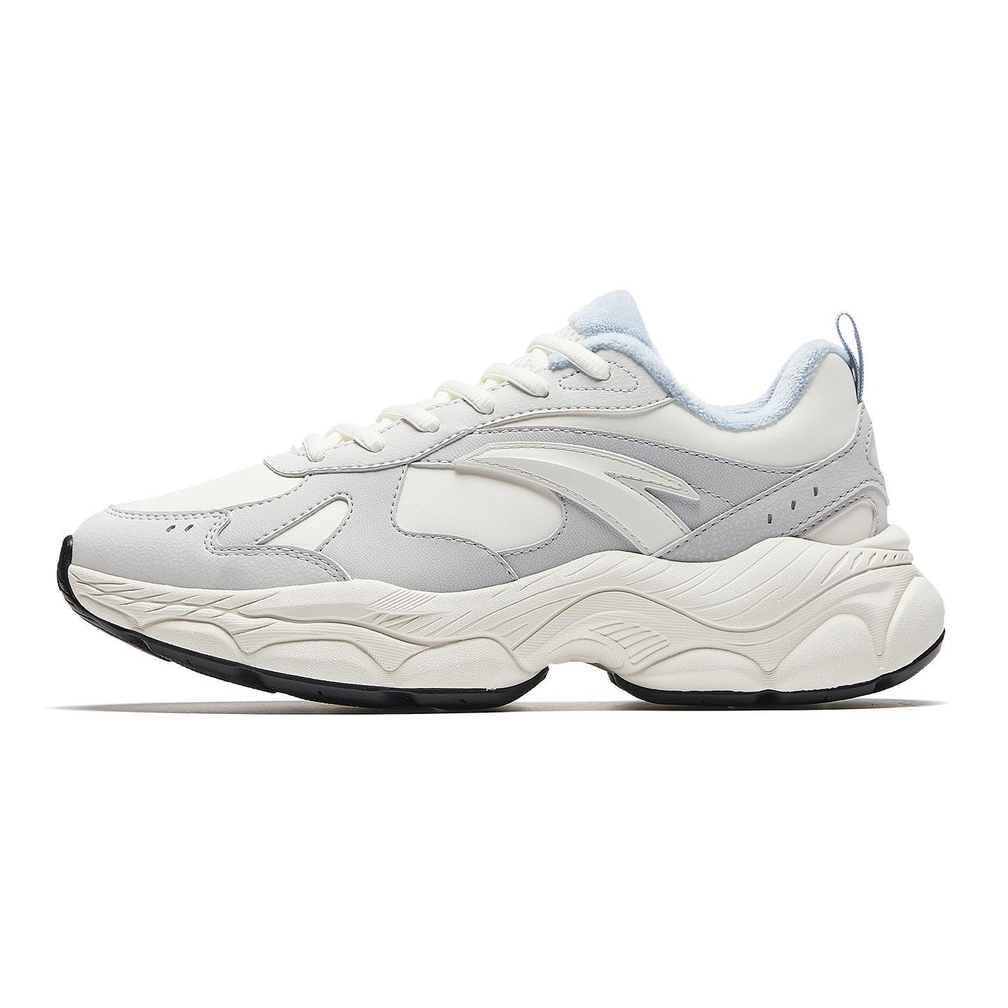 

Anta Sunlight Cushioning Abrasion Resistant Slip Resistant Low top Casual Shoes Women s White Gray Blue 922548802-6 39