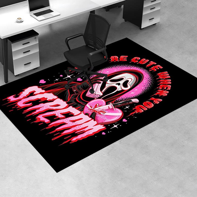 1 sztuka Krzyk, Walentynki, Horror Biurowy Dywanik Miękki Poliester Dywanik Wejściowy Zmywalny Antypoślizgowy Maszynowo W