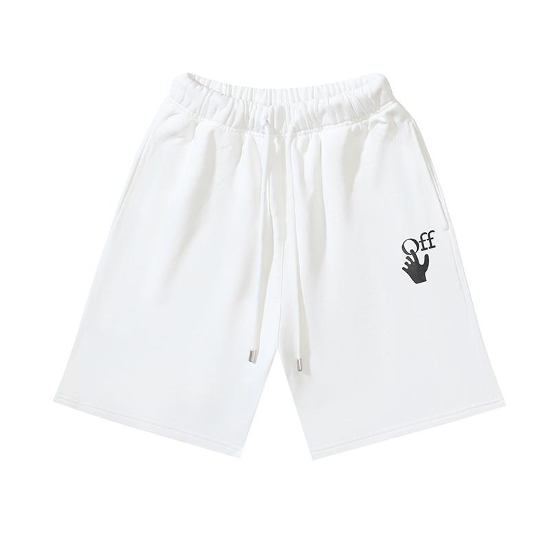 1197 Off-White Frühling/Sommer Neu OW Ölgemälde Pfeilmuster Aufgedruckte Lässige Lockere Shorts für Damen und Herren