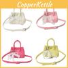 Small Pu Water Bucket Bag With Inner Pouch For Office And Weekend Wear