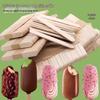 Food Grade Wooden Popsicle Sticks for Ice Cream and Ice Pops, Handmade and Disposable