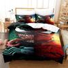 Spider Hero Man Anime Duvet Cover Set, Microfiber Duvet Cover Comforter Cover 2Pcs With Zipper Bedding Set For Boy'S Bedroom