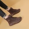 Winter New Velvet High-top Student Ins Warm Casual Height-increasing Cotton Shoes T