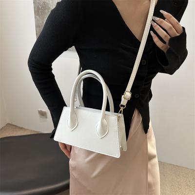 1 Stück einfarbige Umhängetasche für Damen, modische Umhängetasche, Handtasche bietet Platz für Mobiltelefone