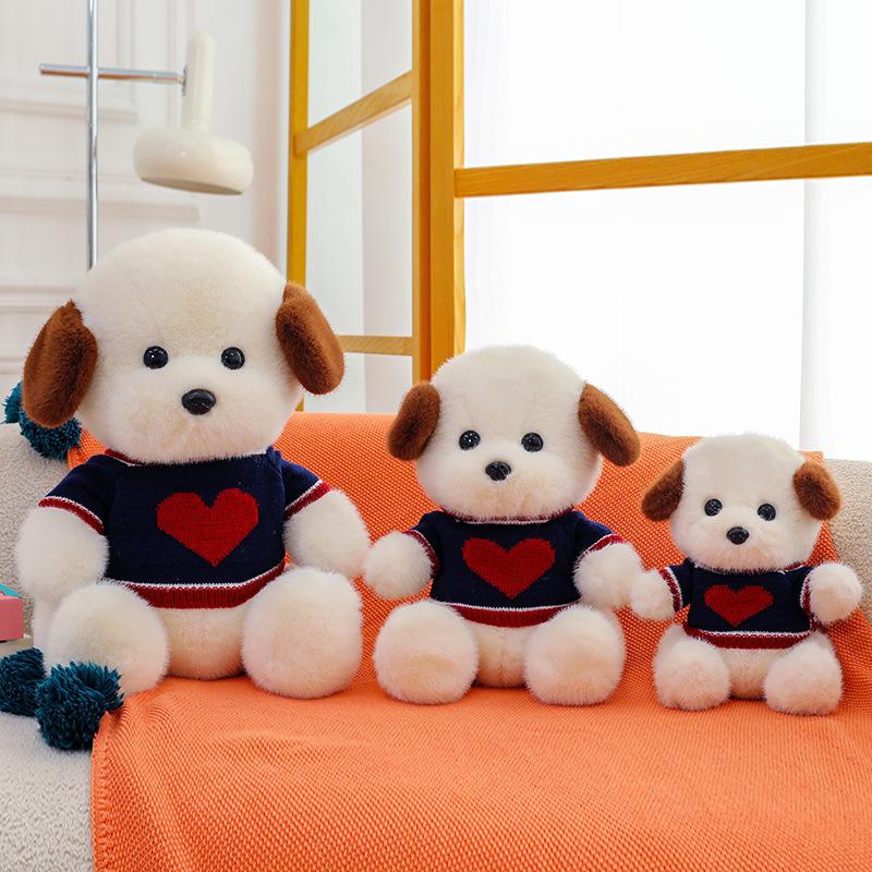 Creative Sweater Joint Bear Doll Plush Toy Limb Movable Joint Puppy Rag Doll Sleeping Pillow