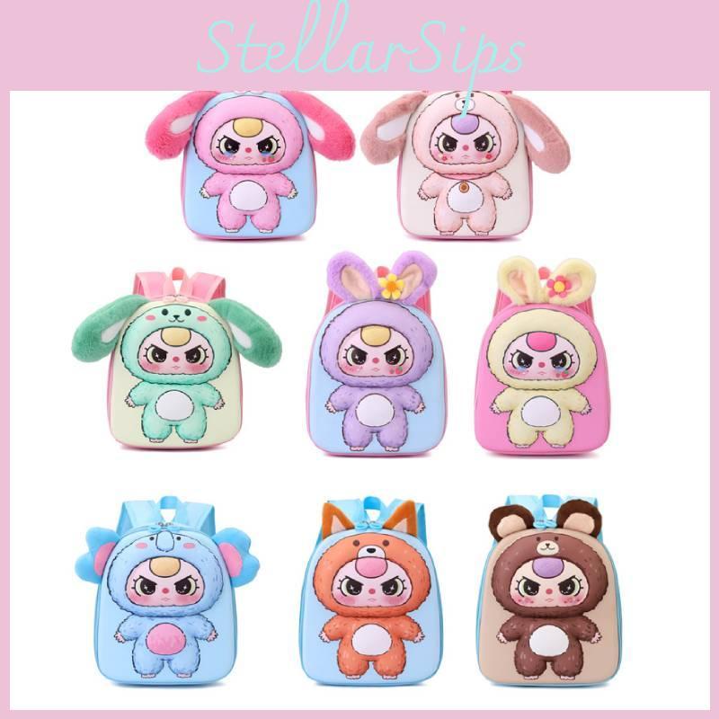 Bear Baby Three Fox Elephant Rabbit Animal Ear Backpack Waterproof Schoolbag Backpack