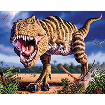 DIY 5D Full Diamond Painting Dinosaur Embroidery Mosaic Cross Stitch Home Decor