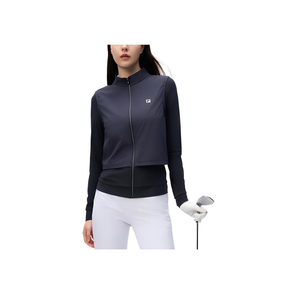 New FILA Golf Series Knitwear Women's Legend Blue A11W445504F-NV