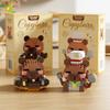 MOC Capybara Cavy Animal Micro Building Block Guinea Pig Mini Diamond Model Brick Toy for Children Desk Decor.