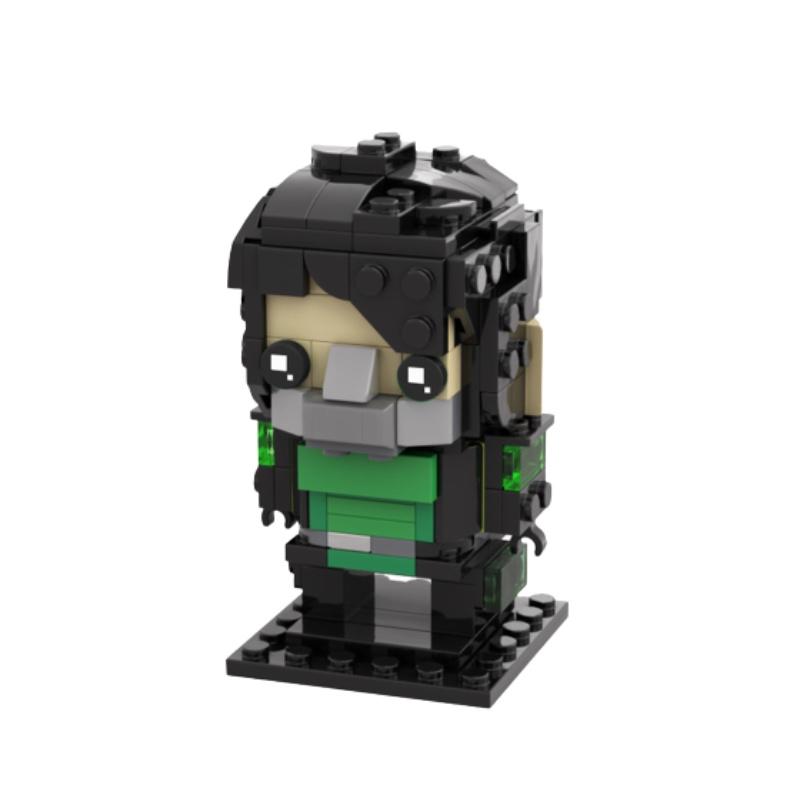 Gobricks Moc Valorant Vertragskopf Miniaturfigur Bauspielzeug