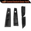 Car Window Switch Control Panel Armrest Upper Panel Cover Replacement For Toyota Yaris/Vitz 2010 2011-2014 Armrest Door Panel