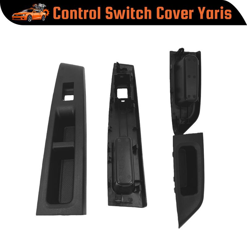Car Window Switch Control Panel Armrest Upper Panel Cover Replacement For Toyota Yaris/Vitz 2010 2011-2014 Armrest Door Panel