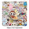 50pcs New Rab Graffiti Stickers Cartoon Trend Coldplay Decorative Mobile Phone Notebook Stickers