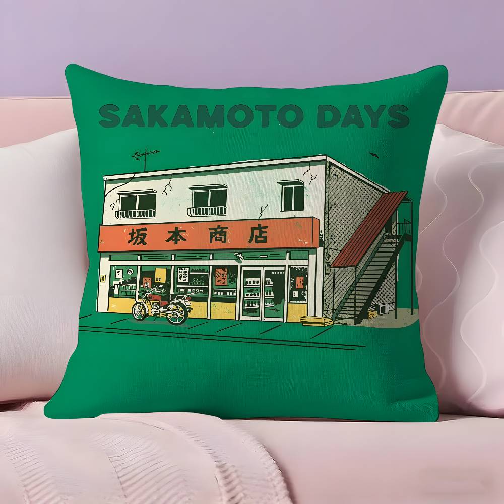 Anime S-SAKamoTO DAYS Pillow Case Pillowcase Ultra Soft Skin Friendly Fabric Cloud Like Comfort & Concealed Zipper