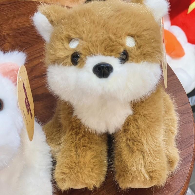 Akita Dog Plush Toy Cute Stuffed Animal Gift For Kids And Collectors