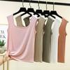 Women's Cotton Korean Style Slim Fit Plus Size Double U-Neck Camisole - Spring/Summer Collection