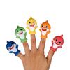 Baby Shark Cute Finger Puppet Safe Plastic Kids Toys Educational Gift Playtime