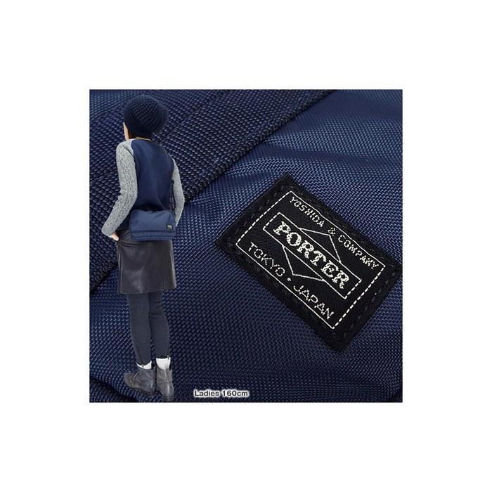 [Porter] Flash Horizontal Shoulder Bag (Navy) Small