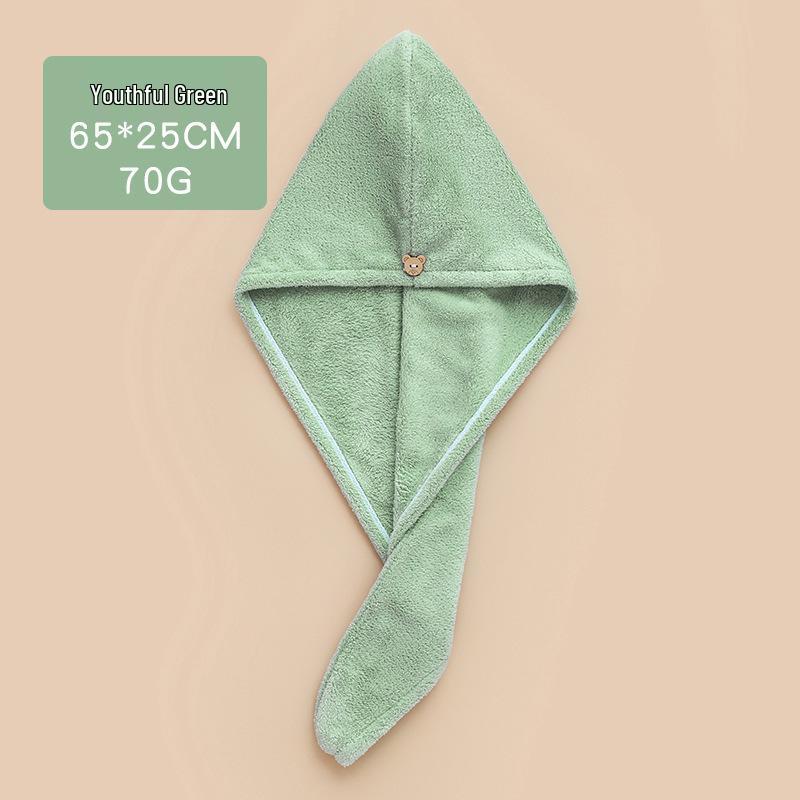 

Утолщенная двухслойная шапочка для сушки волос из кораллового флиса для женщин, влагопоглощающая и настраиваемая с логотипом 65x25 cm