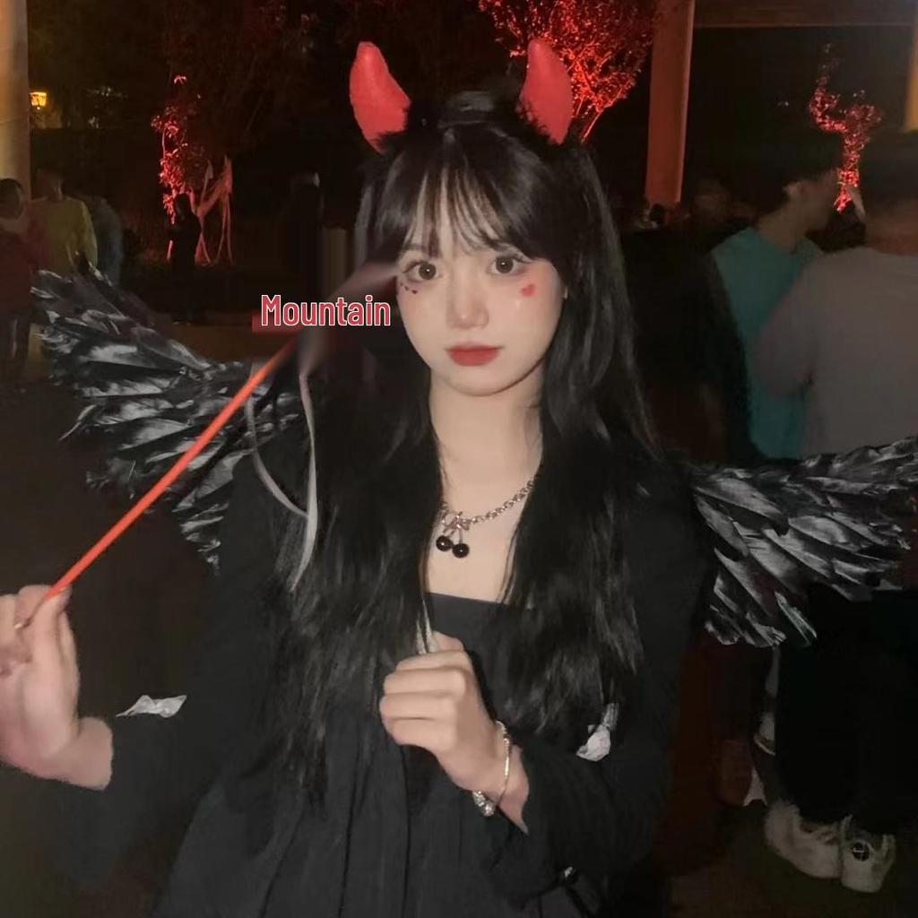 Engel Fee Flügel Cosplay: Weißes Federkostüm-Set für Damen - Perfekt für Halloween- und Weihnachtsdekoration.
