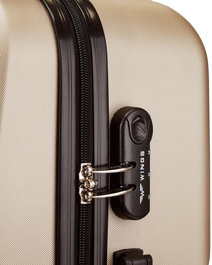 Large Wings Plover 28" Champagne Suitcase