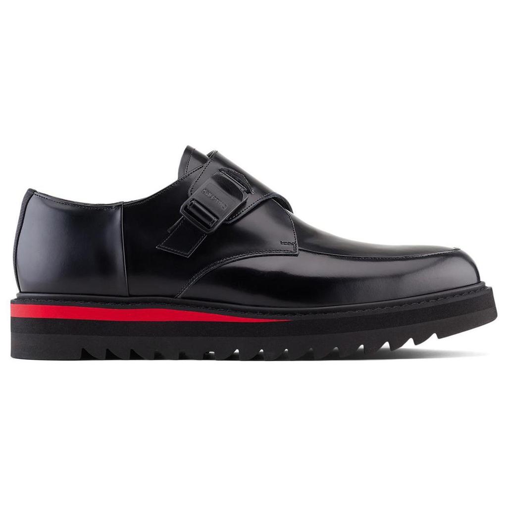 ONITSUKA TIGER Monk-S Casual Comfortable Slip-Resistant Durable Low-Top Lifestyle Shoes Men Sneaker Black Red 1181A312-001