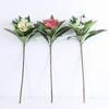 Artificial Frangipani Flower with Long Stems Lifelike Real Touch Artificial Plumeria Flower for Home Party Wedding Bouquet Decor