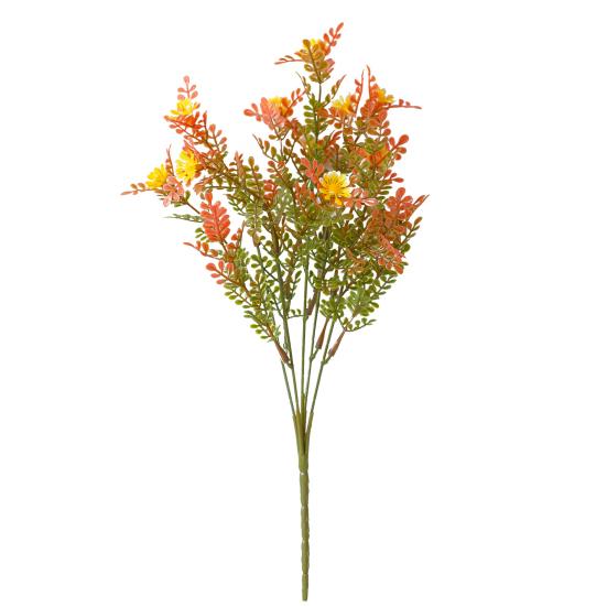 1/6Pcs Fall Artificial Flower Realistic Fake Plastic Flower Home Office Wedding Party Table Centerpiece Indoor Outdoor Faux Bloom Decoration