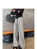 Chic Zebra Print Pleated Wide-Leg Pants - Women's Casual Spring/Summer Floor-Length Style
