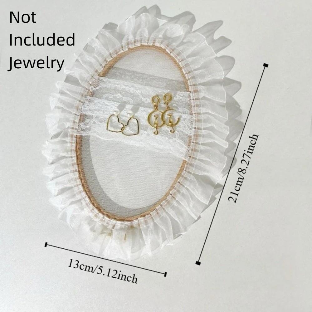 Stojak na kolczyki w kształcie kwiatów, drewniana rama, stojak ekspozycyjny na biżuterię, ekspozytor na biżuterię