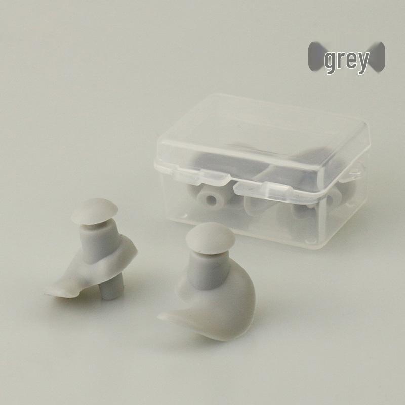 Waterproof Spiral Silicone Earplugs for Swimming and Noise Reduction