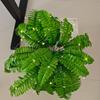 24 Leaves Glowing Boston Ferns with Lights Plastic Warm Light Lighted Boston Fern Plant Long-Lasting Realistic