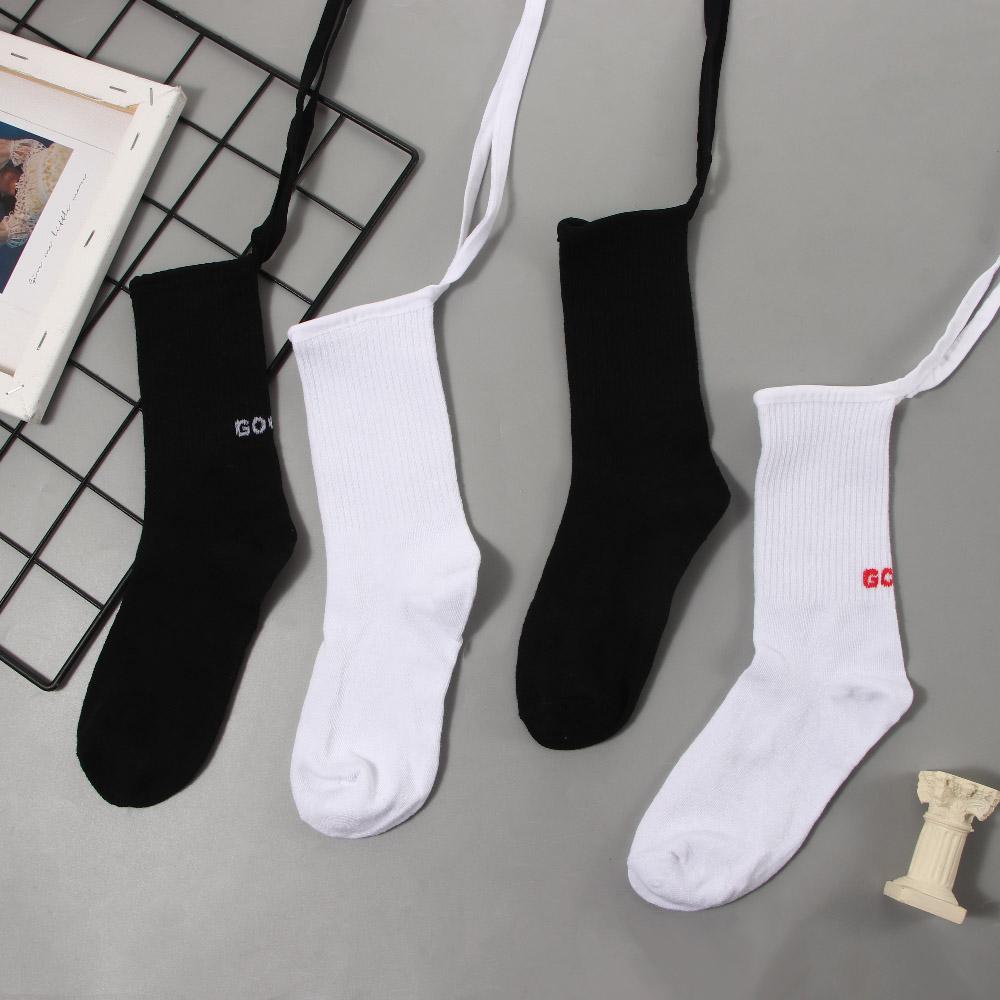 

Japanese Korean Solid Color Sweet For Women Girl Hosiery Lolita Long Rope Cotton Socks
