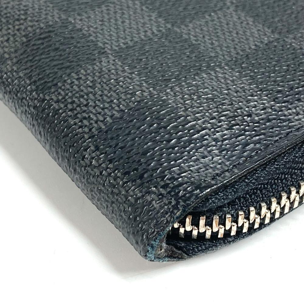 Louis Vuitton N63095 Damier Graphite Zippy WalletVertical Zip Around Long Wallet