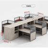Zhongjun Six-Person Office Workstation with Screens