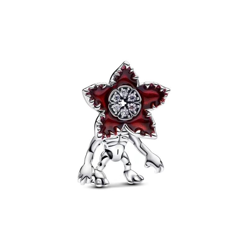 New Fashion Copper Plating Dazzling Red Series Strawberry Apple Lucky Bag Charm Bead Fit Original Bracelet Diy Women Jewelry