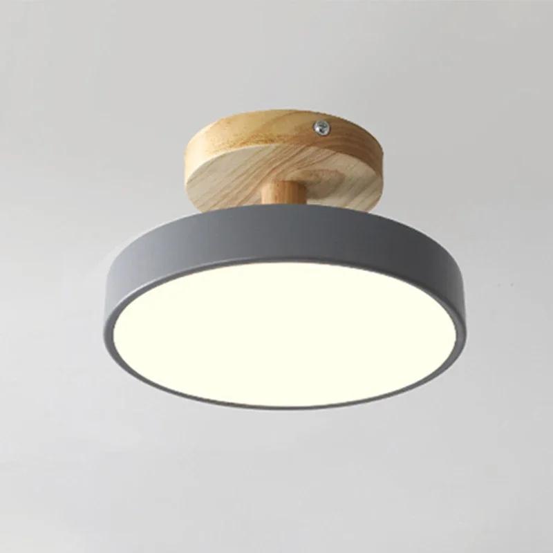 Moderne Macaron LED Gang Taklampe Lysekrone Korridor Trapp Foyer Balkong Soverom Bad Innendørs Belysningsarmaturer Luster