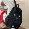 Schoolbag Pentagram School Bag College Student Niche Girl Backpack Ins Cute Versatile Simple School Bag Large Capacity Backpack