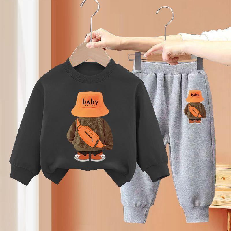 Jungen und Mädchen Freizeitset 2023 Herbst Kinder Freizeit Sport Hoodie Set